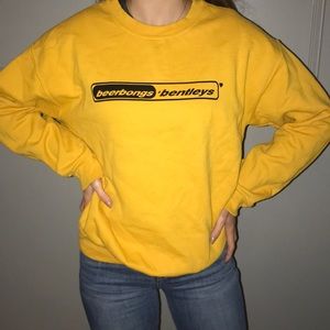 Post Malone Yellow Crewneck